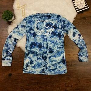 IVORY ELLA LONG SLEEVE TYE DYE TOP SMALL